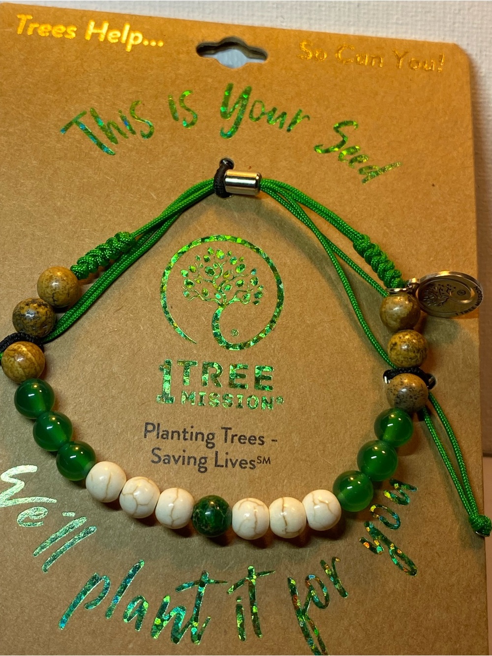 1 Tree Mission Handmade Semi-Precious Stones Bracelet